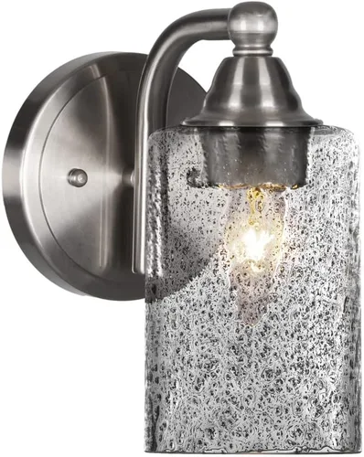 Vista 83 de Toltec Lighting Paramount - Aplique de pared de 1 luz, lámpara de pared para interiores, regulable, compatible con LED de base media, acabado
