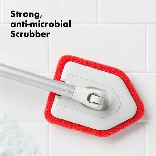 Vista 4 de OXO Good Grips Limpiador Extensible para Ducha, Bañera y Azulejos - 42 pulgadas