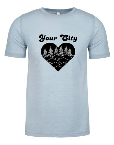 Vista 31 de I'd Hike That, Graphic Men's Tee, Funny T Shirt, Shirts with Sayings, Stonewash Blue or Sage (XL, Stonewash Blue)