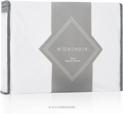 Vista 9 de Sábana bajera ajustable WEEKENDER. Protector de colchón de jersey con barrera silenciosa impermeable, Poliéster, gemelo