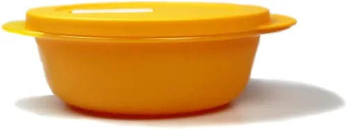 Vista 2 de Tupperware CrystalWave - Microondas Pop Plus Fix (20.3 fl oz), color naranja