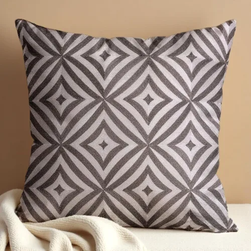 Vista 2 de Decozen Fundas de almohada decorativas, fundas de cojín para sofá, fundas de cojín bordadas para decoración de habitación, sofá, dormitorio, sala
