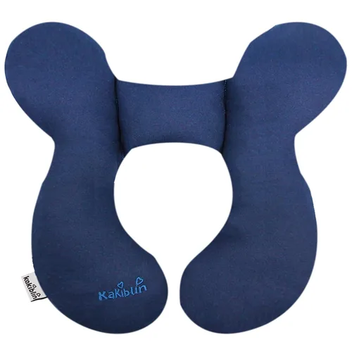 Vista 9 de KAKIBLIN Almohada para el cuello del bebé, almohada de la ayuda de la Azul