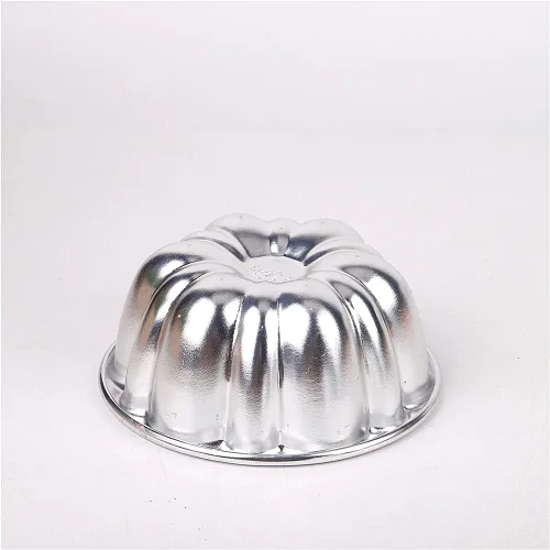 Vista 6 de LoBake 10 piezas de media bola de calabaza uva vollyball Shell aluminio tarta molde jalea pudín taza magdalena molde herramientas para hornear