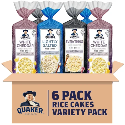 Vista 13 de Quaker crujientes de arroz, paquete con 6 variedades de sabores