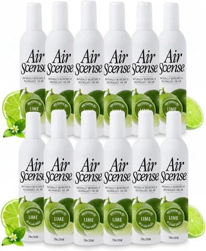 Vista 22 de Air Scense Ambientador desodorante en aerosol para baño y hogar, aceites esenciales, variedad natural (naranja, lavanda, lima y vainilla), 7 onzas