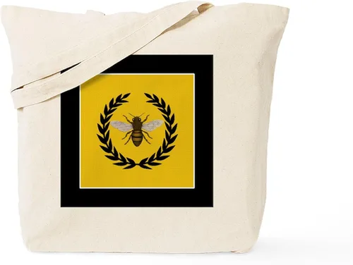 Vista 25 de CafePress The Beekeeper Tote Bag - Bolsa reutilizable de lona beige natural