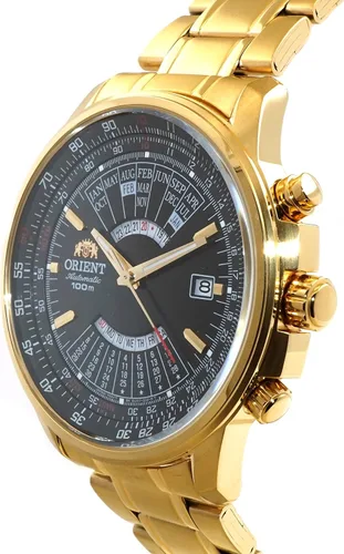 Vista 2 de Orient Sports - Reloj automático multiaño con calendario dorado n. 7001B