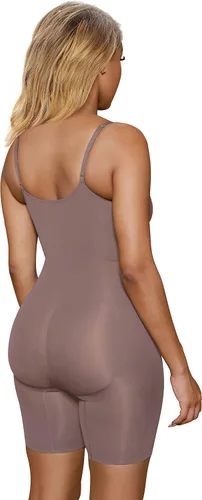 Vista 2 de SHAPERX Faja moldeadora para mujer, body con control de abdomen, levantador de glúteos, pantalones cortos moldeadores de cuerpo