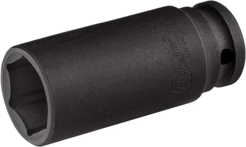Vista 12 de JETECH Zócalo de impacto profundo de 1-1/4", unidad de 1/2 pulgada, SAE, acero de aleación de molibdeno cromado (Cr-Mo), diseño de 6 puntos, alcance