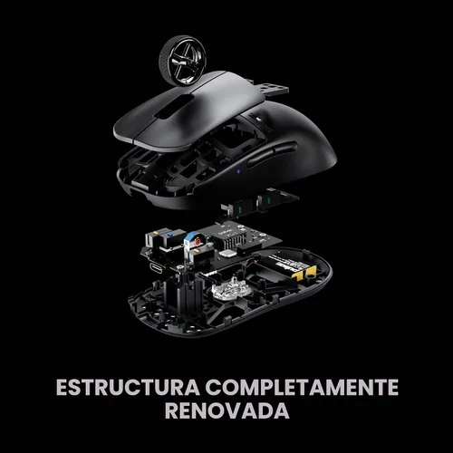 Vista 4 de Pulsar Gaming Gears - Mouse inalámbrico para juegos X2 v3, ultraligero, interruptor óptico, 32 000 DPI, 750 IPS, sensor XS-1, compatible con 8 K