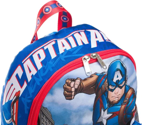 Vista 3 de Wondapop Marvel Avengers Captain America - Mochila de nailon de lujo de 13 pulgadas