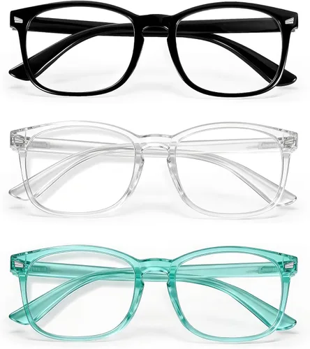Vista 22 de Lentes de lectura para mujeres y hombres, lectores de luz azul para hombres y mujeres