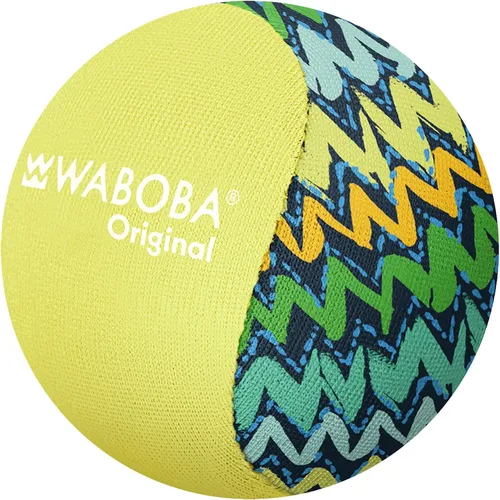 Vista 7 de Waboba Original Water Bouncing Ball - Perfect Toy for Beach and Water Games - Skips on Water - Invented in Sweden Neon Abstracto