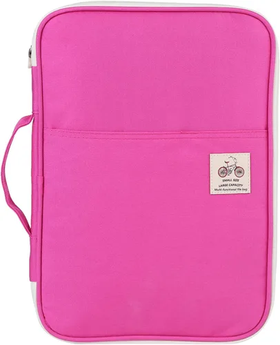 Vista 12 de Carpeta de archivos de bolsa de documentos A4, multifuncional A4 bolsas de documentos, organizador de cartera, bolsa de viaje impermeable