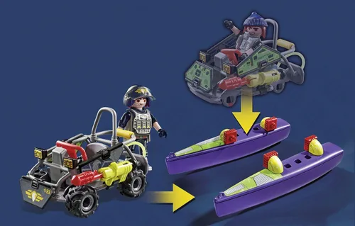 Vista 7 de Playmobil Tactical Police All Terrain Quad