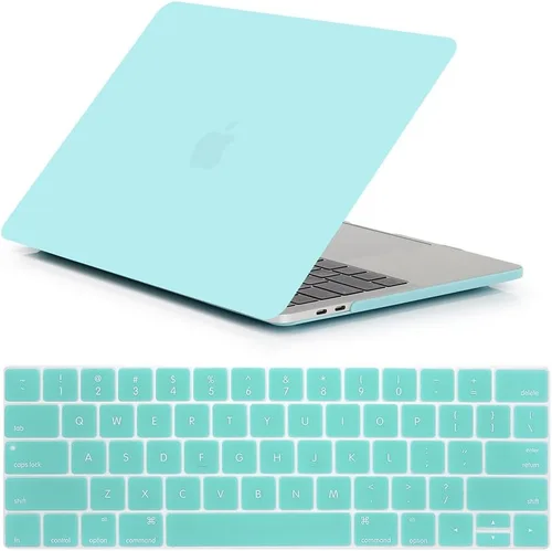 Vista 34 de Se7enline - Estuche rígido de plástico para MacBook Pro de 13 pulgadas A1706/A1708 2016/2017 con/sin barra táctil e identificación táctil