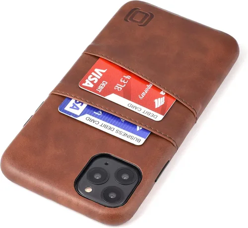 Vista 20 de Dockem Funda tipo cartera para iPhone 11: Placa de metal integrada para montaje magnético y 2 ranuras para tarjetas de crédito (padres)