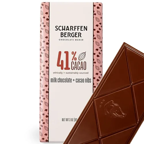 Vista 13 de Scharffen Berger Barra de Chocolate (3 onzas, paquete de 6) – Barra de chocolate negro semidulce, 62% de cacao, sin gluten, barras de chocolate