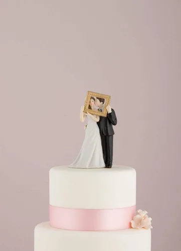 Vista 2 de Weddingstar Picture Perfect Couple - Figura de porcelana para tartas