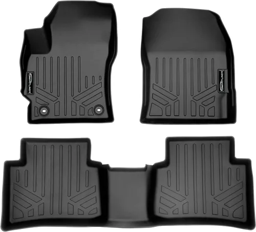 Vista 23 de SMARTLINER Juego de tapetes de piso de primera fila para Toyota Corolla 2009-2013