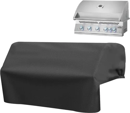 Vista 9 de Cubierta de parrilla integrada para Napoleon Prestige PRO 500, Prestige 500 parrillas de gas integradas, material de poliuretano resistente 600D