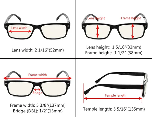 Vista 4 de Eyekepper Gafas de computadora - Lectores de filtro de luz azul - Gafas de lectura con protección UV420 para mujer