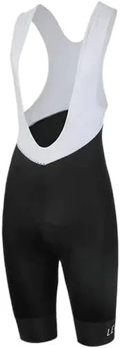 Vista 3 de LE COL Pantalones cortos Pro Bib para hombre, pantalones cortos de ciclismo acolchados de gamuza con inserciones de gel, talla XS - 3XL