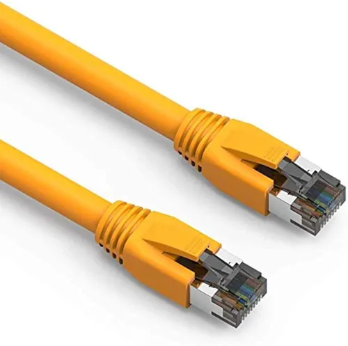 Vista 17 de Cable de red LAN de Internet RJ45 Cat8 RJ45 de 0.5 pies, interior/exterior, 24 AWG – Último 40Gbps 2000Mhz, resistente a la intemperie S/FTP
