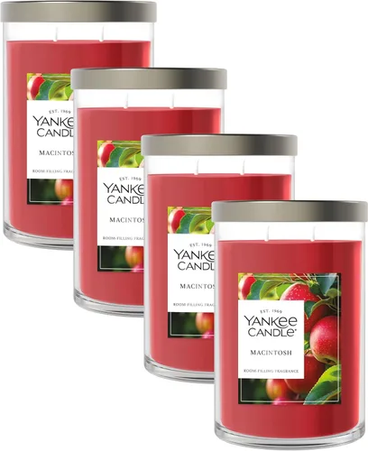 Vista 12 de Yankee Candle Vela perfumada de cereza negra, tarro de vela de 3 mechas de 14.5 onzas con hasta 40 horas de tiempo de combustión, regalo Granate
