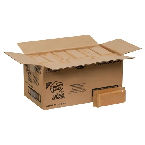 Vista 25 de Honey Maid Graham Crackers, bocadillos a granel para el almuerzo, 200 paquetes de bocadillos de 0.5 onzas