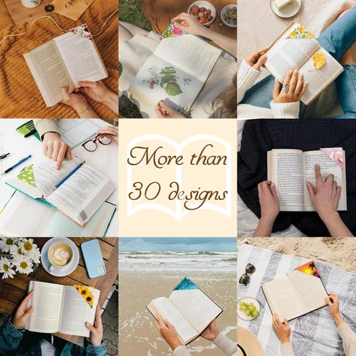 Vista 6 de Marcadores de Cuero Personalizados, Accesorios de Libro Divertidos y Lindos para Amantes de la Lectura, Marcadores de Páginas Irrompibles
