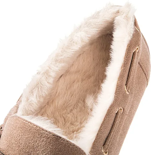 Vista 5 de GLOBALWIN Mocasines para mujer, para invierno, para interiores y exteriores, con forro de piel sintética