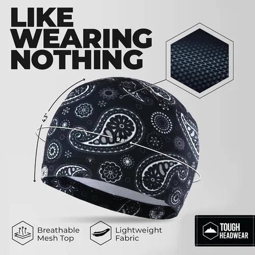 Vista 50 de Forro de casco de refrigeración para hombre, gorra de cráneo de ciclismo, forro de casco de motocicleta