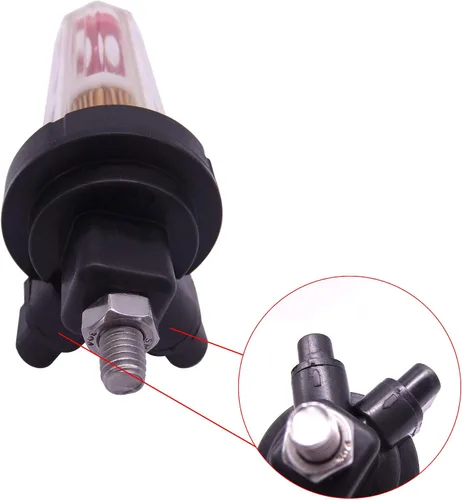 Vista 6 de SouthMarine Motor de barco 60C-24560-00 60C-24560-01 Filtro de combustible para Yamaha 75HP-225HP (2 o 4 tiempos), 0.315 in 5/16 pulgadas