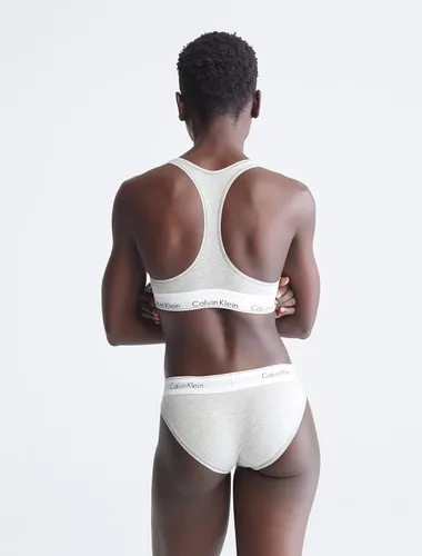 Vista 3 de Calvin Klein Bralette inalámbrico moderno de algodón sin forro para mujer
