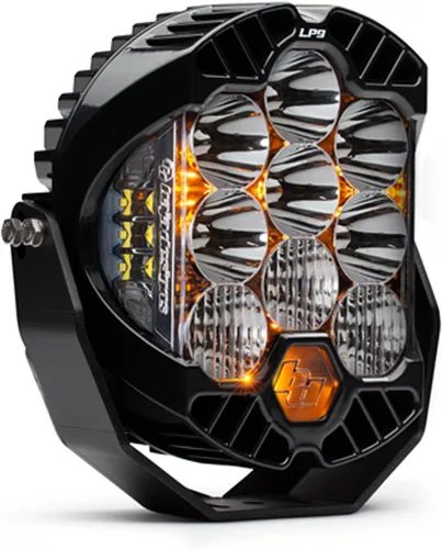 Vista 2 de Baja Designs LP9 Pro - Cápsula de luz LED para Jeeps, todoterreno 4x4, camión, UTV (lente puntual; ámbar)
