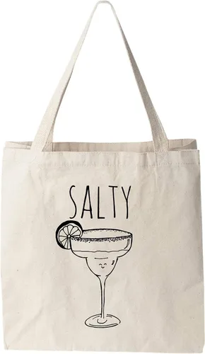 Vista 17 de Moonlight Makers 100% Cotton Canvas, Natural Tote Bag, Full-Color Tote, Funny Design - Beverage