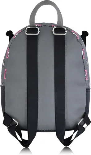 Vista 3 de Sanrio Hello Kitty and Friends Kuromi Mochila Mini bolso de piel sintética de 10 pulgadas para mujeres, hombres, unisex, Kuromi, Mochilas Daypack