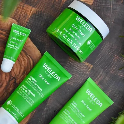 Vista 5 de Weleda Skin Food Crema corporal ultra rica original, 0.34 onzas líquidas (paquete de 10), tamaño de viaje, hidratante rico en plantas