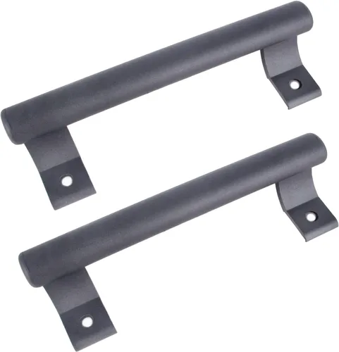 Vista 8 de Manija de puerta corredera de aluminio de 2 piezas, mango de metal moderno para puertas de vidrio de balcón, puertas correderas de baño, armarios