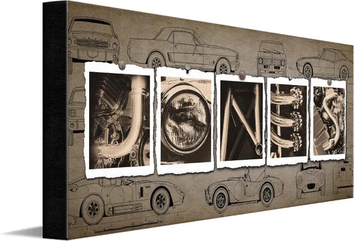 Vista 18 de Personal-Prints Decoración personalizada de automóviles o regalo para el mecánico, entusiasta de los automóviles clásicos o los automóviles. Regalo