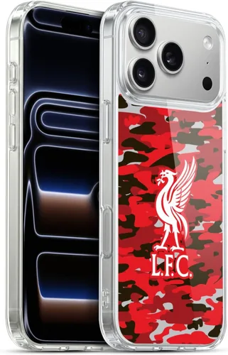 Vista 280 de Head Case Designs Funda de gel con licencia oficial del Liverpool Football Club Away Colourways Crest Camou [protección de grado militar] compatible