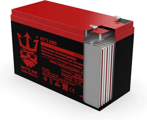 Vista 6 de NT1280-12V 8AH Reemplazo para GT12080-HG FiOS Systems Batería-Neptuno
