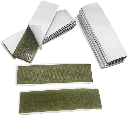 Vista 32 de Cierre de Gancho y Bucle de 1 Pulgada Beige - Cinta de Gancho y Bucle de Nylon No Adhesiva - Longitud de 1 Yarda - Para Tela, Bolsas