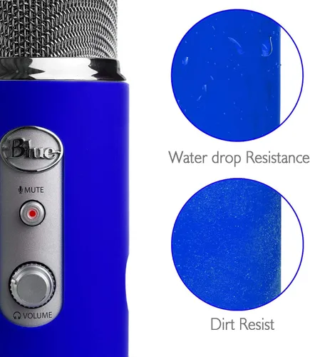 Vista 4 de Youshares Blue Yeti Protector - Funda de silicona de protección completa para micrófono Yeti Pro