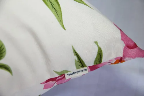 Vista 27 de TangDepot - Fundas de almohada decorativas 100% de algodón con estampado floral, fundas de almohada hechas a mano - (12 x 12 pulgadas, Negro Claro)