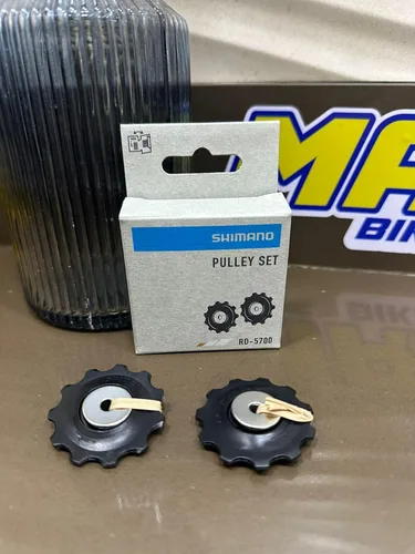 Vista 5 de Shimano Polea de tensión y polea guía para RD-5700 Polea de cambio trasero Polea de engranaje, polea de cambio trasero