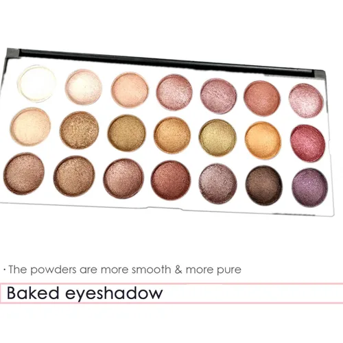 Vista 6 de Paleta de sombra de ojos, paleta de sombra de ojos pigmentada Everfavor - Paletas profesionales de 21 colores brillantes neutros ahumados cosméticos