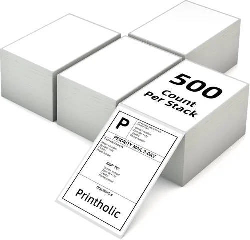 Vista 11 de Etiquetas térmicas de código de barras/SKU de 2 x 1 pulgada, 12 rollos - 1300/rollo, núcleo de 1 pulgada Fit for Rollo/Zebra Label Printers